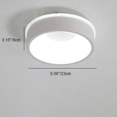 Zeitgenössische Einfachheit Eisen Acryl geometrische Pentagramm LED Unterputz Deckenleuchte für Schlafzimmer 