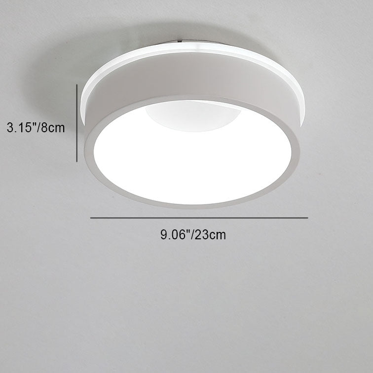Zeitgenössische Einfachheit Eisen Acryl geometrische Pentagramm LED Unterputz Deckenleuchte für Schlafzimmer 