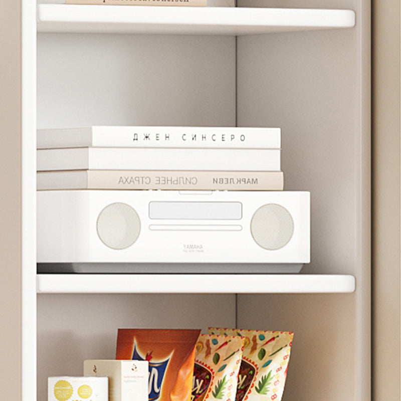 Moderne minimalistische rechteckige Bücherregale aus mitteldichter Faserplatte mit 3/4/5 Ebenen für das Wohnzimmer 