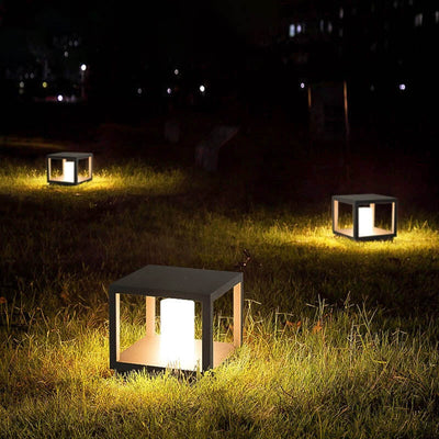 Minimalist LED Outdoor Waterproof Lawn Floor Lamp