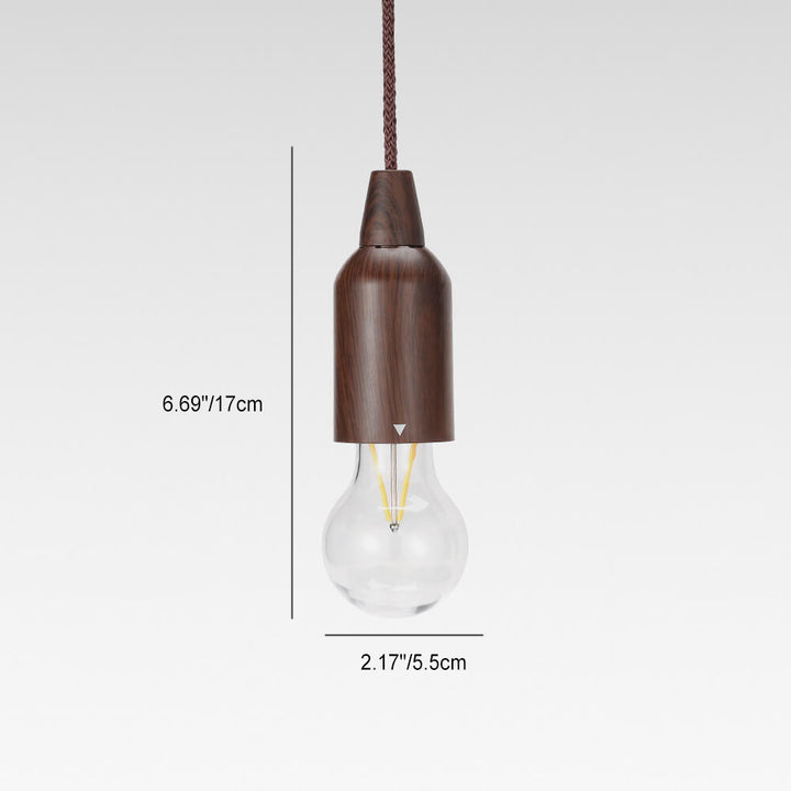 Contemporary Industrial Portable Waterproof PC ABS Round Cone Battery USB 1-Light Camping Outdoor Light