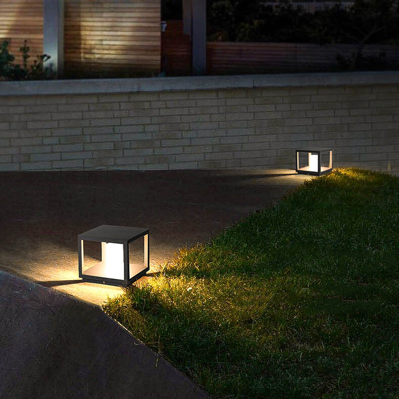 Minimalist LED Outdoor Waterproof Lawn Floor Lamp