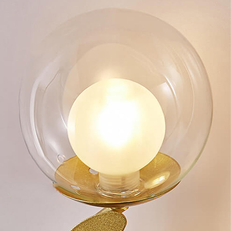 Nordic Kreative Glas Globus Lampenschirm Mond Stern Dekoration Design 2-Licht Wandleuchte 