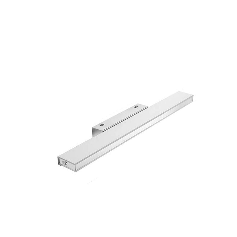 Modern Minimalist Rectangular Column Stainless Steel Anti-Fog Vanity Light LED Wall Sconce Lamp For Bathroom &amp; Living Room