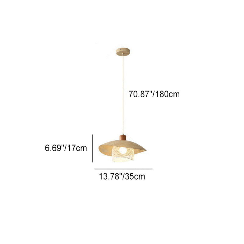 Moderne minimalistische cremefarbene runde Pod-Pendelleuchte aus Eisen mit 1 Licht für das Wohnzimmer 