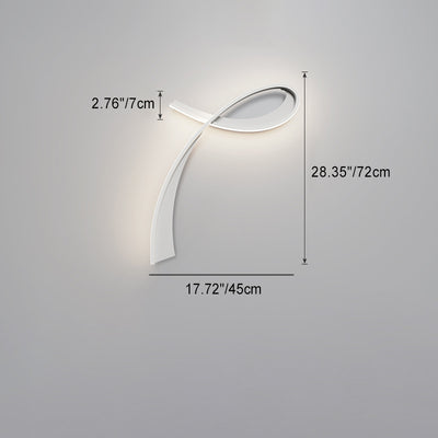 Zeitgenössische kreative Eisen Aluminium LED Wandleuchte Lampe für Wohnzimmer 