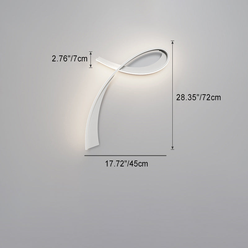 Zeitgenössische kreative Eisen Aluminium LED Wandleuchte Lampe für Wohnzimmer 