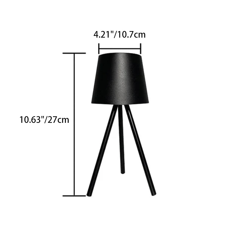 Modern Minimalist Iron Tripod LED Table Lamp For Living Room &amp; Bedroom