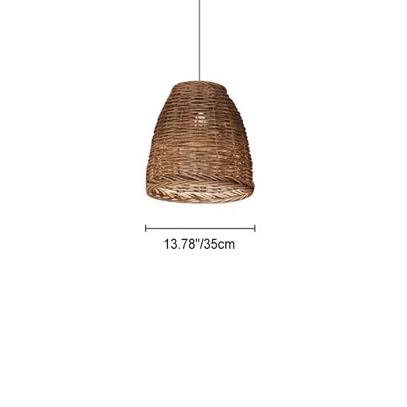 Traditionelle zylindrische Pendelleuchte im Landhausstil mit 1 Licht im Grasranken-Design für das Wohnzimmer 