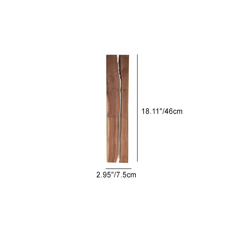 Zeitgenössische kreative Rechteck Holz LED Wandleuchte Lampe für Wohnzimmer 