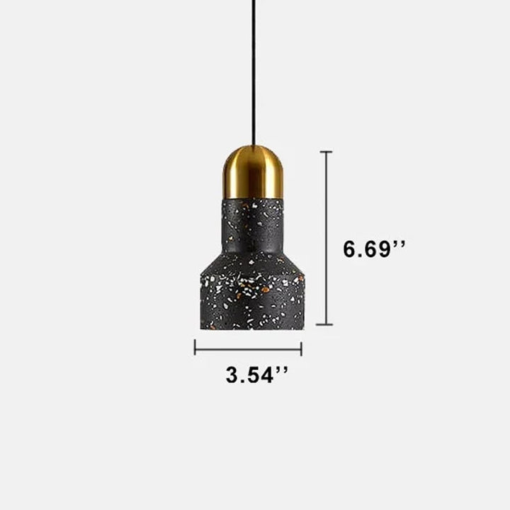 Nordic Colorful Terrazzo 1-Light Pendant Light