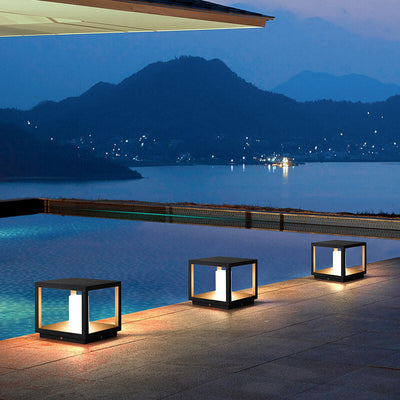 Minimalist LED Outdoor Waterproof Lawn Floor Lamp