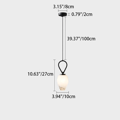 Moderne Luxus Messing Geometrische Glas Schirm 1-Licht Pendelleuchte für Wohnzimmer 