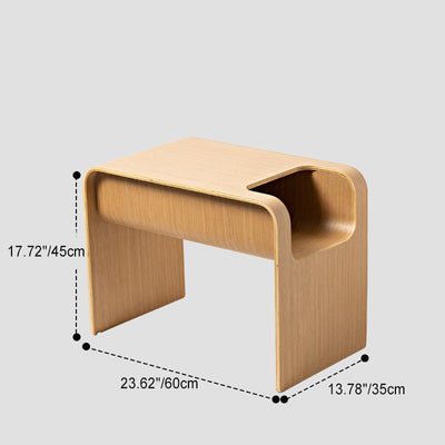 Table basse carrée en bois minimaliste moderne pour salon 