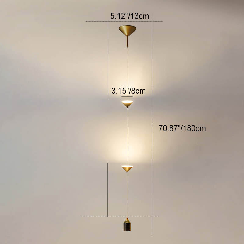 Moderne minimalistische drehbare LED-Wandleuchte