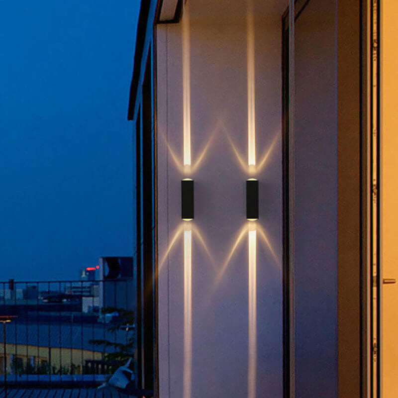 Modern Minimalist Outdoor Waterproof Beam Spotlight LED Outdoor Decorative Wall Sconce Lamp