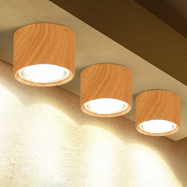 Projecteur cylindrique nordique LED plafonnier encastré 
