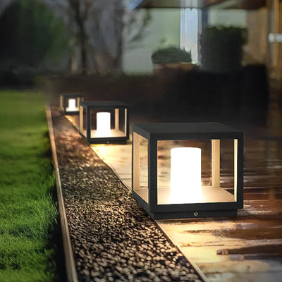 Minimalist LED Outdoor Waterproof Lawn Floor Lamp