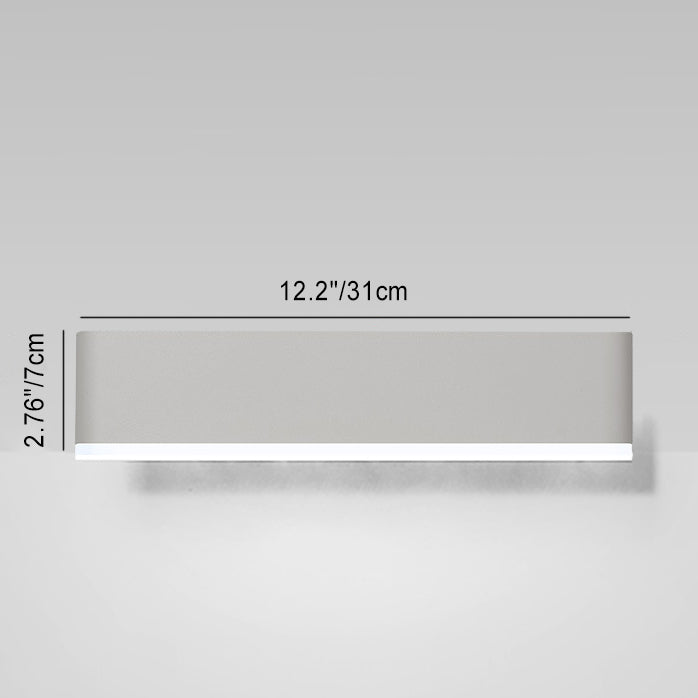 Applique murale LED en fer cuboïde acrylique minimaliste moderne pour chambre 