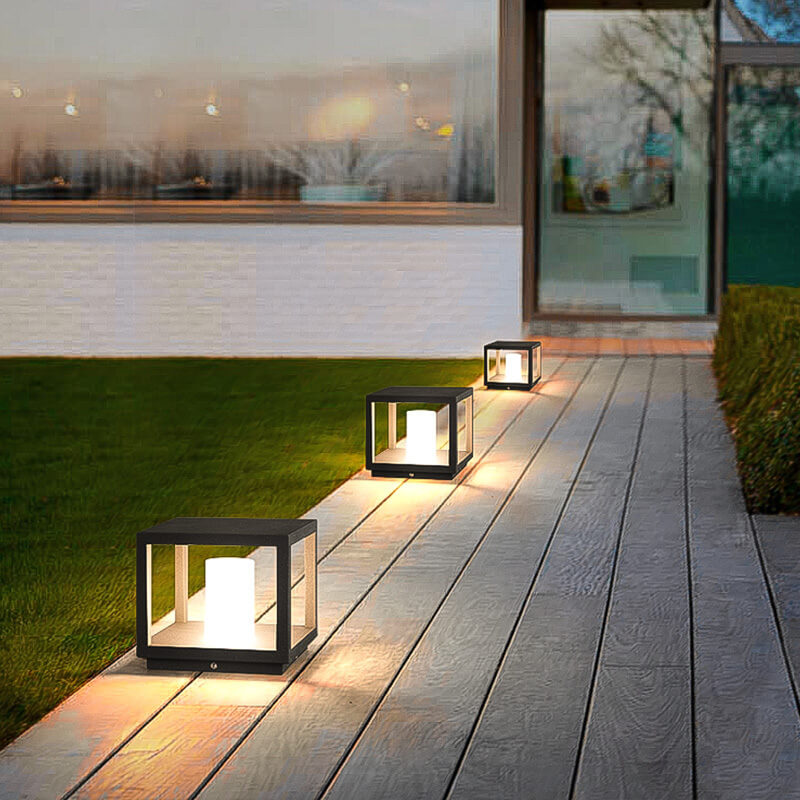 Minimalist LED Outdoor Waterproof Lawn Floor Lamp