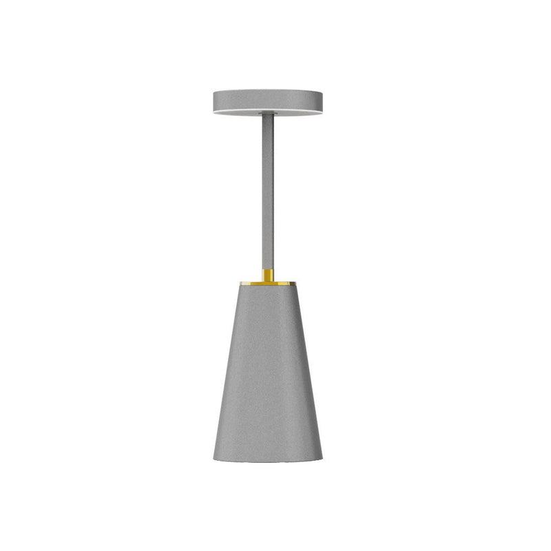 Moderne minimalistische zylindrische PC Eisen LED Tischlampe für Wohnzimmer 
