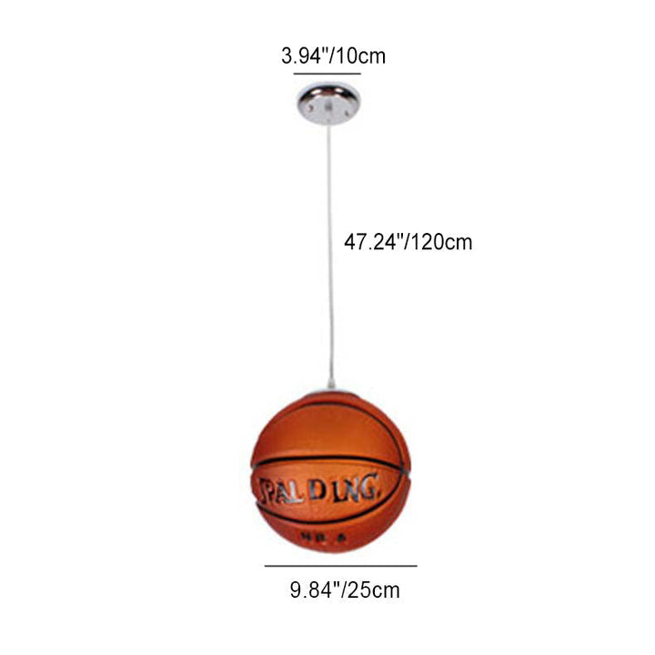 Suspension Luminaire à 1 Lumière avec Abat-jour en Verre et Fer Créatif Contemporain pour Chambre 