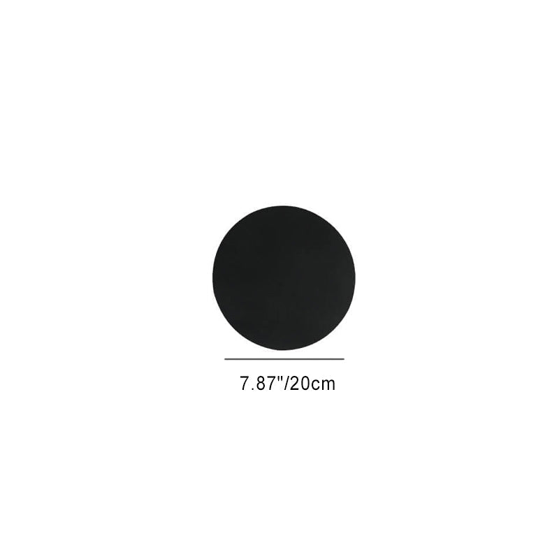 Moderne minimalistische runde Eclipse Eisen LED Wandleuchte Lampe für Wohnzimmer 