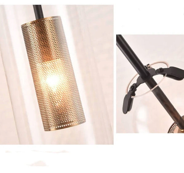 Moderne minimalistische lange 1-flammige Zylinder-Wandleuchte aus klarem Glas für das Wohnzimmer 