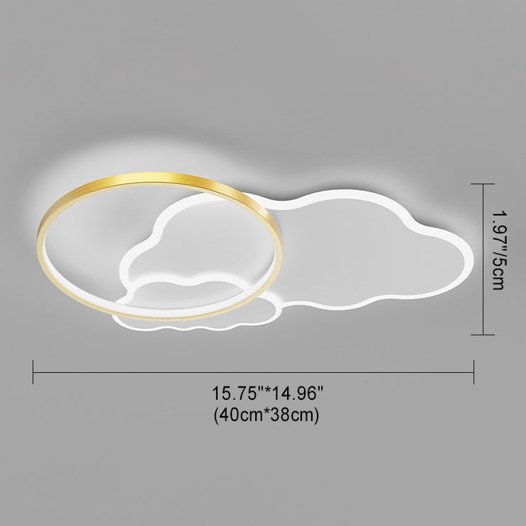 Luz de techo LED de montaje empotrado con pantalla de acrílico y aluminio en diseño minimalista moderno para dormitorio 