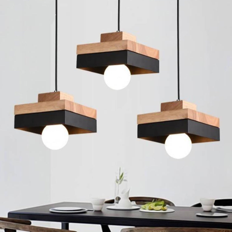 Nordic Round/Square 1-Light Pendant Light
