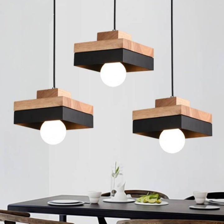 Nordic Round/Square 1-Light Pendant Light