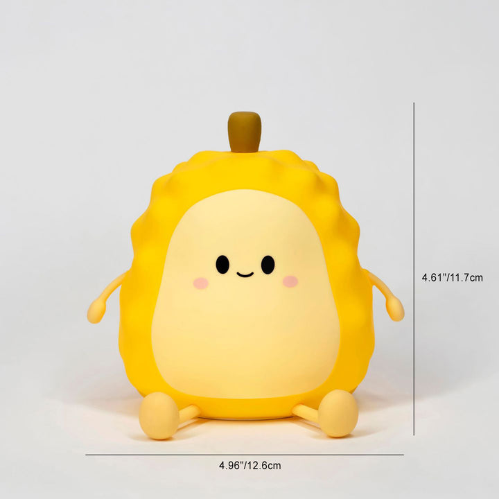 Lampe de table LED à chargement USB en silicone Art Déco moderne avec fruits dessinés pour chambre à coucher 