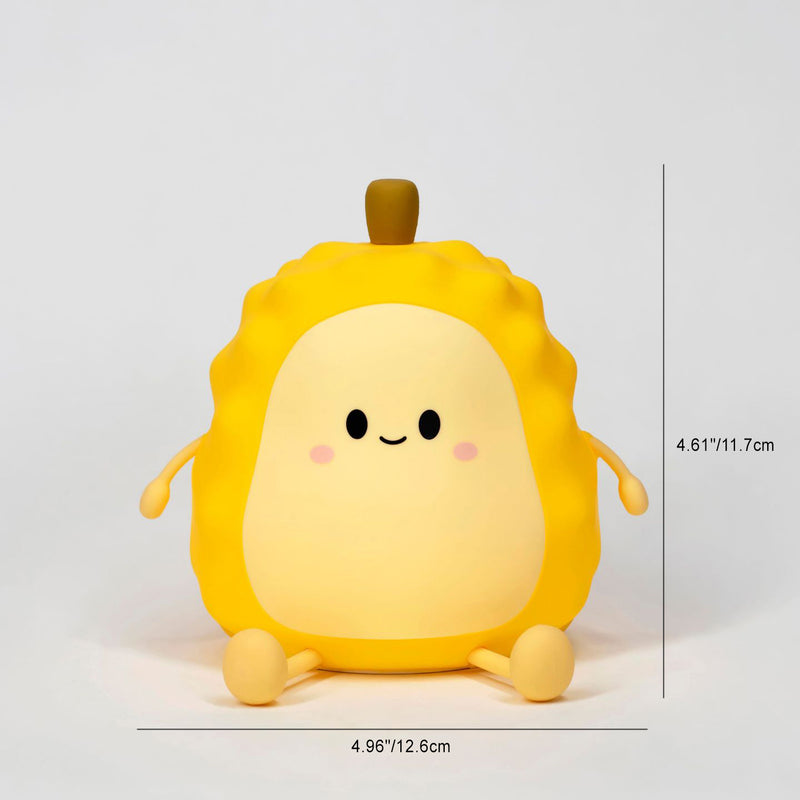 Modern Art Deco Silicone Cartoon Fruit USB Charging LED Table Lamp Night Light For Bedroom