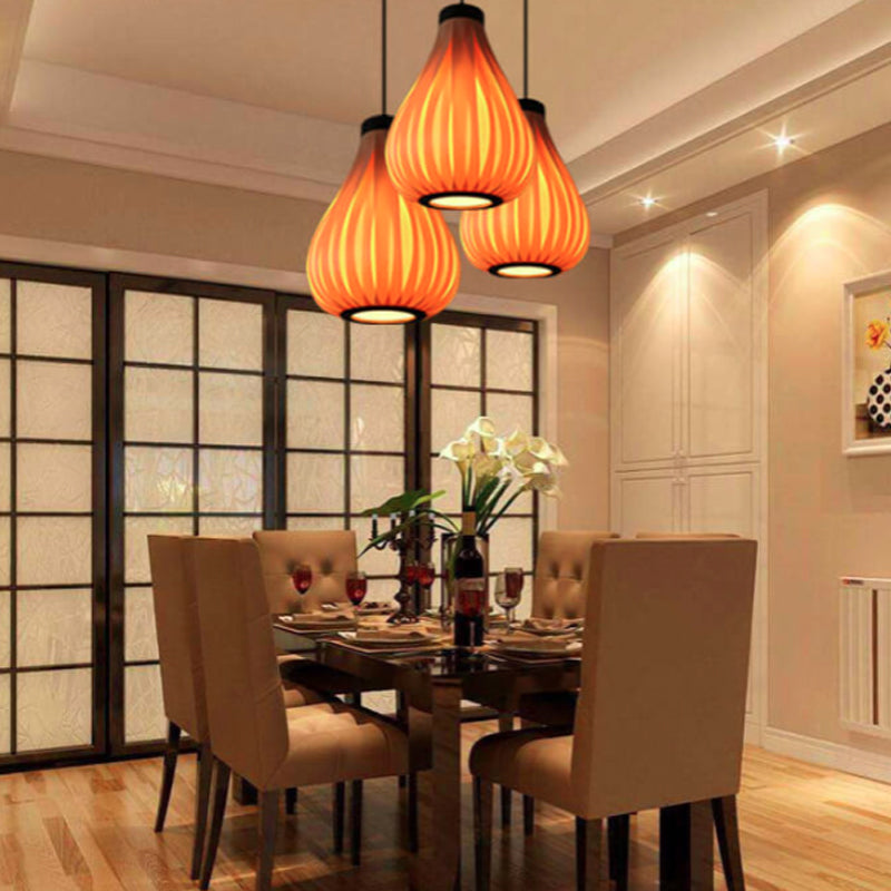 Suspension Luminaire Vintage en Bois Massif à 1 Lumière 