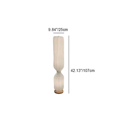 Minimalist Fabric Column 1-Light Standing Floor Lamp