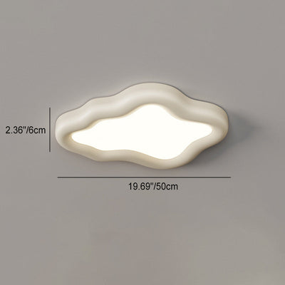 Plafonnier LED en fer nuage minimaliste moderne pour salon 