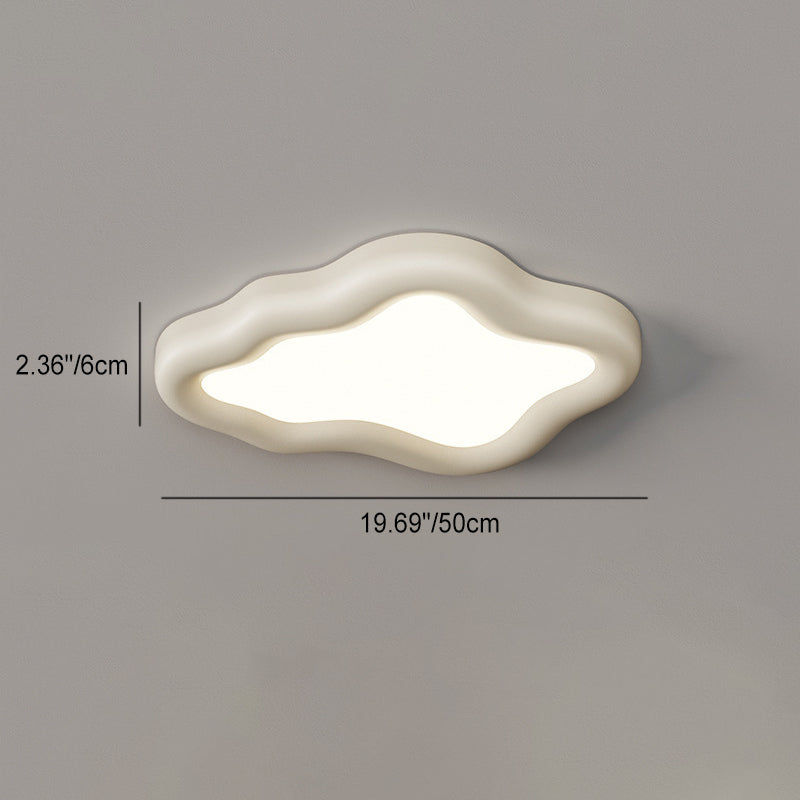 Plafonnier LED en fer nuage minimaliste moderne pour salon 