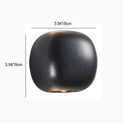 Modern Simplicity Aluminum Spherical LED Wall Sconce Lamp For Hallway