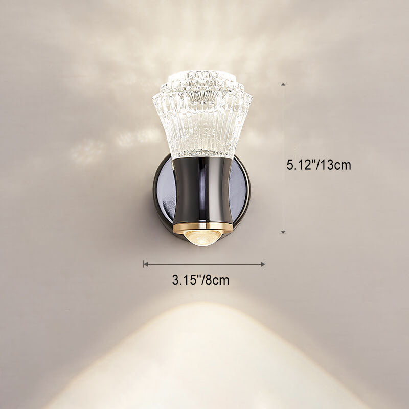 Modern Creative Bedside Iron Sphere LED Wall Sconce Lamp