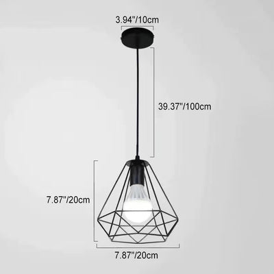 Luz colgante de 1 luz con hoja de sakura de diamante de vegetación simulada de cuerda de cáñamo de hierro retro contemporáneo para comedor 