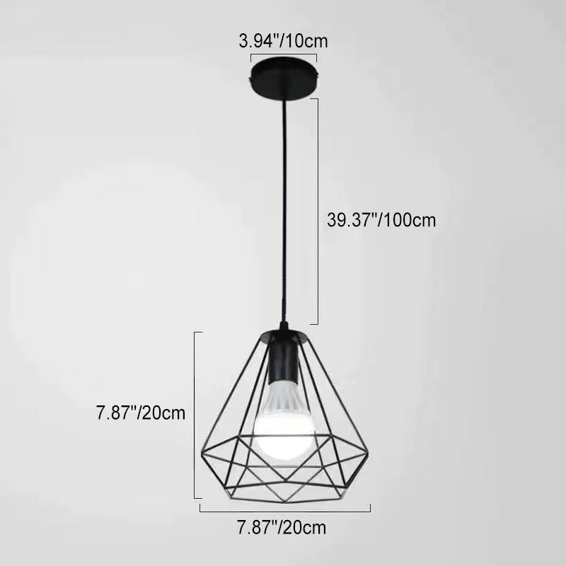 Luz colgante de 1 luz con hoja de sakura de diamante de vegetación simulada de cuerda de cáñamo de hierro retro contemporáneo para comedor 