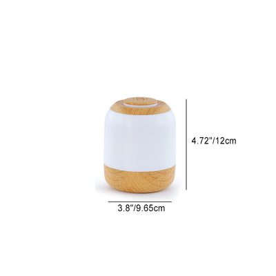 Lámpara de mesa LED USB ABS con sensor táctil nocturno creativo contemporáneo para dormitorio 
