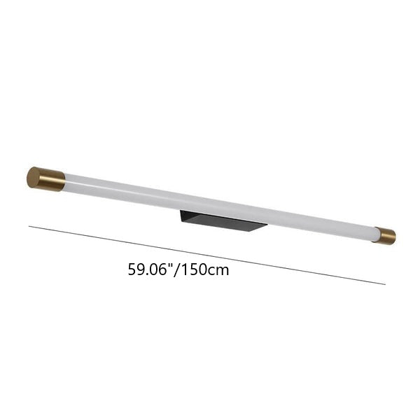 مصباح حائطي LED أنيق بأنبوب رفيع من الألومنيوم والبولي كربونات بأسلوب عصري بسيط لغرفة المعيشة 