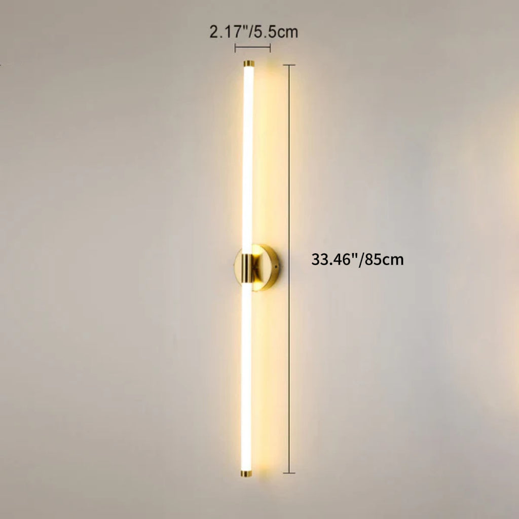Lámpara de pared LED de silicona de hierro con base redonda minimalista moderna para dormitorio 