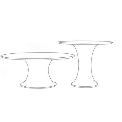 Ensemble de tables basses rondes contemporaines en marbre et acier inoxydable pour salon 