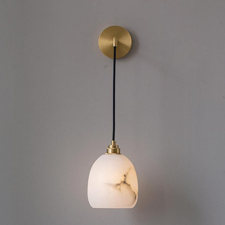 Applique murale Nordic Light Luxury Copper Lime à 1 lumière 