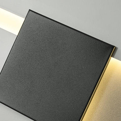 Modern Minimalist Square Geometric Block LED Wall Sconce Lamp