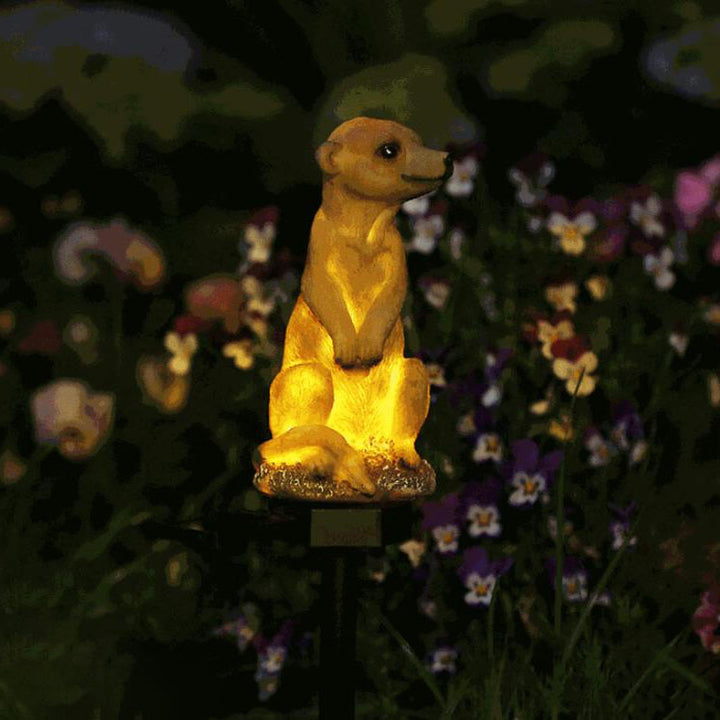 Contemporary Creative Solar Outdoor Sloth Design LED PP Resin Garden Lawn Ground Insert Landscape Light