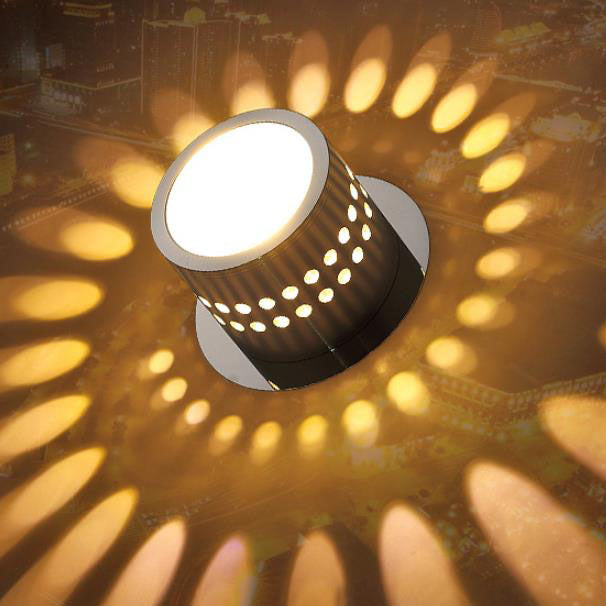 Modern Creative Round Spotlight Aluminum LED Flush Mount Ceiling Light