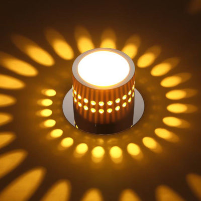 Modern Creative Round Spotlight Aluminum LED Flush Mount Ceiling Light